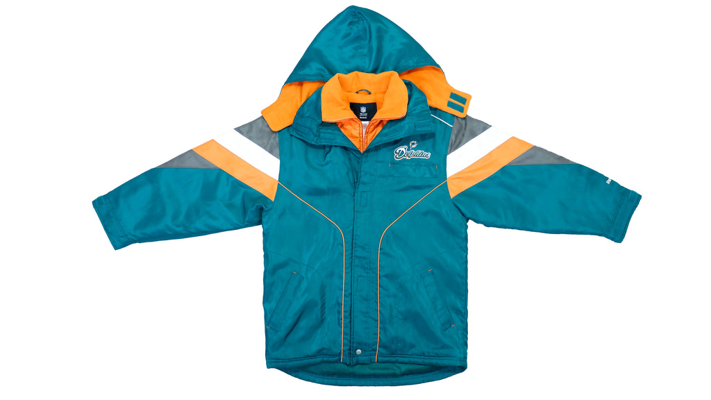 Vintage Retro NFL Football Reebok - Miami Dolphins Jacket 1990s Medium