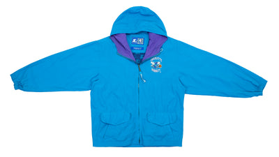 Starter - Charlotte Hornets Hooded Jacket 1990s Large