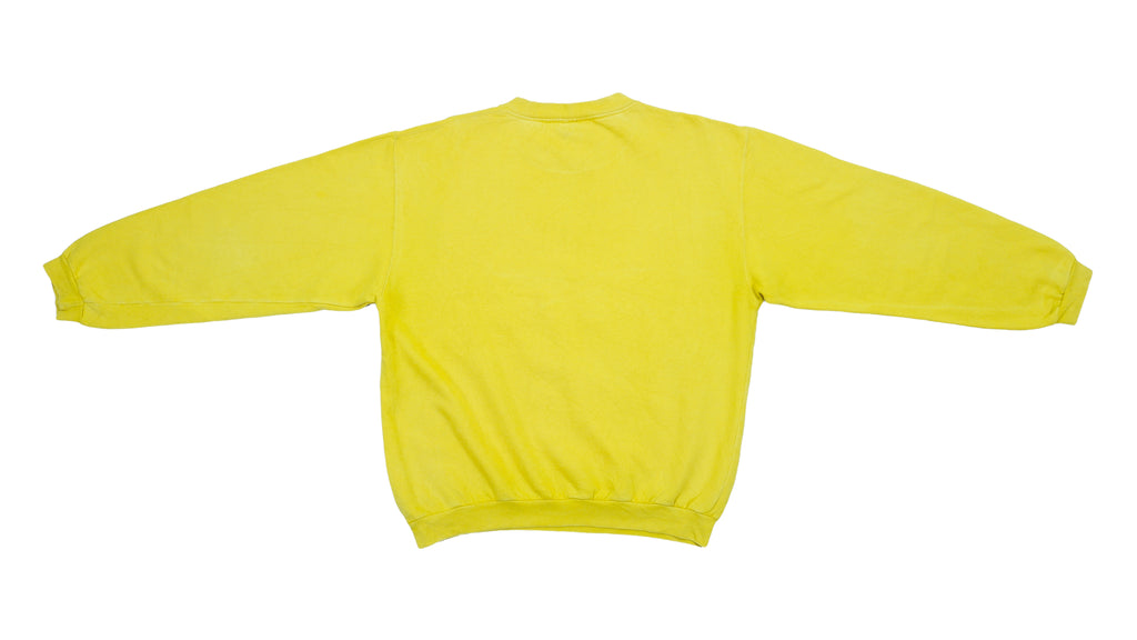 Vintage Retro Reebok - Yellow Crew Neck Sweatshirt 1990s Large