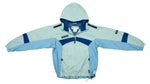 Vintage Retro Columbia - 1/4 Zip Hooded Windbreaker 1990s Medium