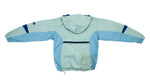 Vintage Retro Columbia - 1/4 Zip Hooded Windbreaker 1990s Medium