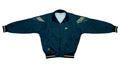 Nike - Black and Gold Windbreaker 1990s Medium Vintage Retro 