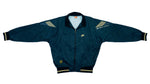 Nike - Black and Gold Windbreaker 1990s Medium Vintage Retro 