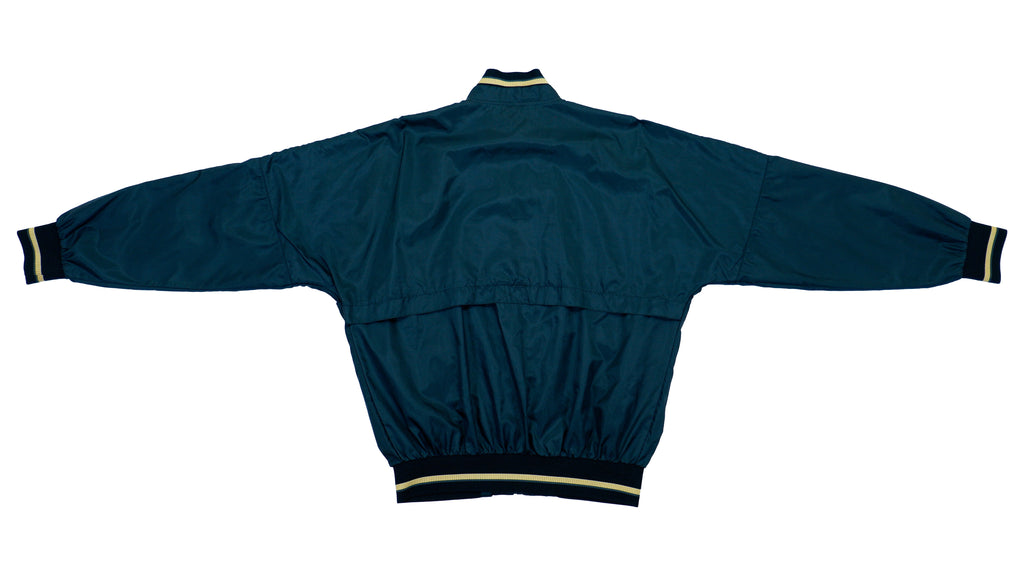 Nike - Black and Gold Windbreaker 1990s Medium Vintage Retro 