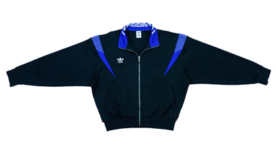 Adidas - Black Japanese Track Jacket 1990s X-Large