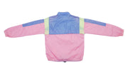 Vintage Retro Adidas - Purple & Pink 1/4 Zip Windbreaker 1980s Medium