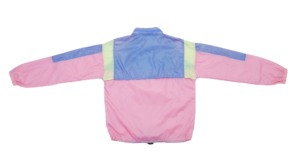 Vintage Retro Adidas - Purple & Pink 1/4 Zip Windbreaker 1980s Medium