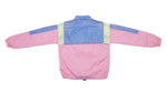 Vintage Retro Adidas - Purple & Pink 1/4 Zip Windbreaker 1980s Medium