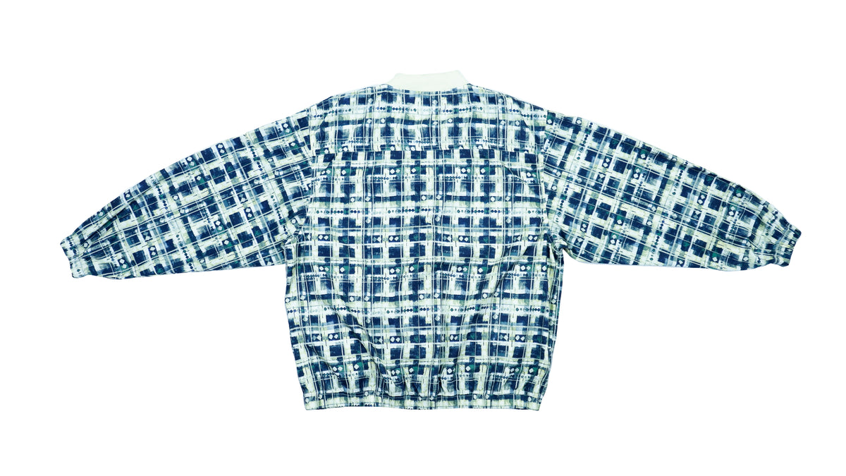 Vintage Retro Reebok -  Patterned Golf Jacket 1990s Medium