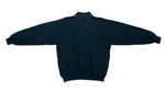 Vintage Retro Starter - Black 1/4 Zip Sweatshirt 1990s Large