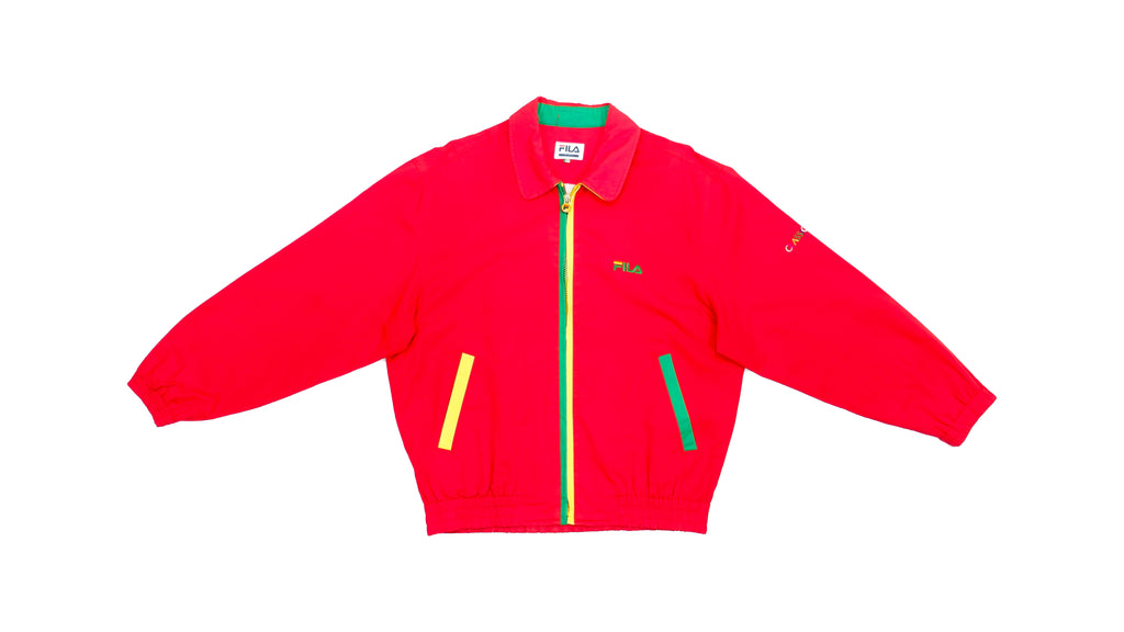 FILA - Red Classic Jacket 1990s 95 (Medium)