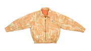 Lacoste - Orange Reversible Lightweight Jacket 1990s Large Vintage Retro 