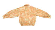 Lacoste - Orange Reversible Lightweight Jacket 1990s Large Vintage Retro 