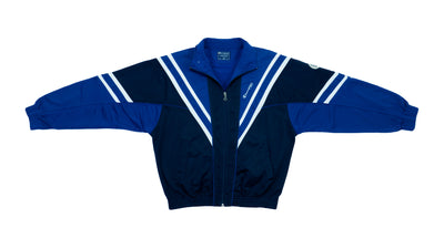 Champion - Two-Tone Blue Track Jacket 1990s Large