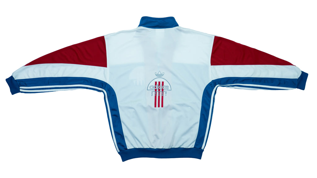 Adidas - Red, White & Blue Track Jacket 1990s X-Large Vintage Retro