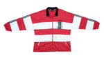 Adidas - Red & White Tear-Away Track Jacket 1990s XX-Large Vintage Retro