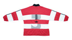Adidas - Red & White Tear-Away Track Jacket 1990s XX-Large Vintage Retro