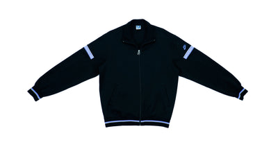 Nike - Black International Track Jacket 1990s Medium