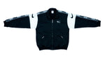 Nike - Black & White USA Edition Taped Track Jacket 1990s Medium