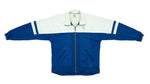 Nike - Blue & Cream Zip-Up Jacket 1990s Medium Vintage Retro