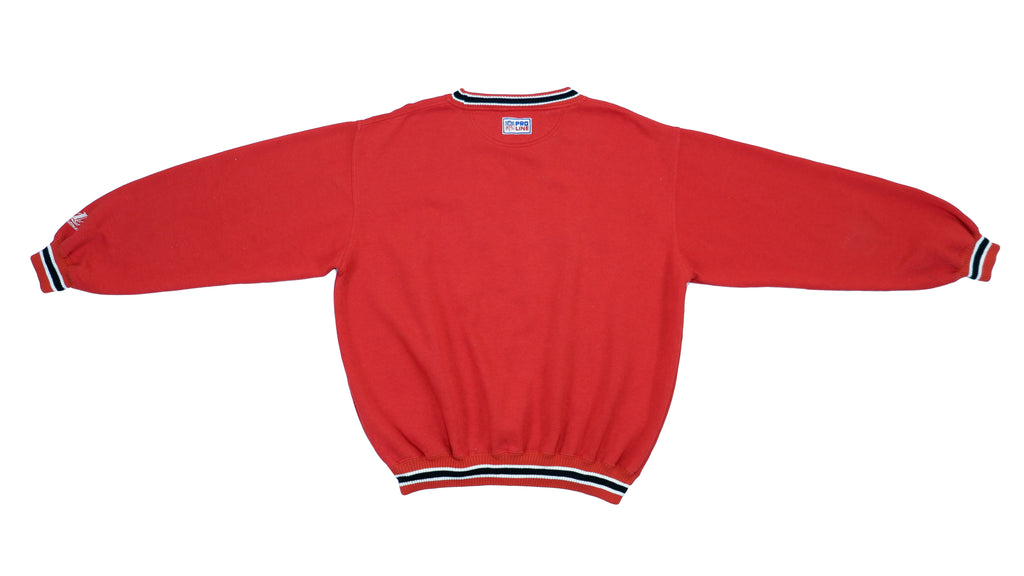 NFL (Logo 7) - Kansas City Chiefs Sweatshirt 1990s X-Large Vintage Retro Football