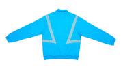 Adidas - Blue & Silver Stripes Track Jacket 1990s Large