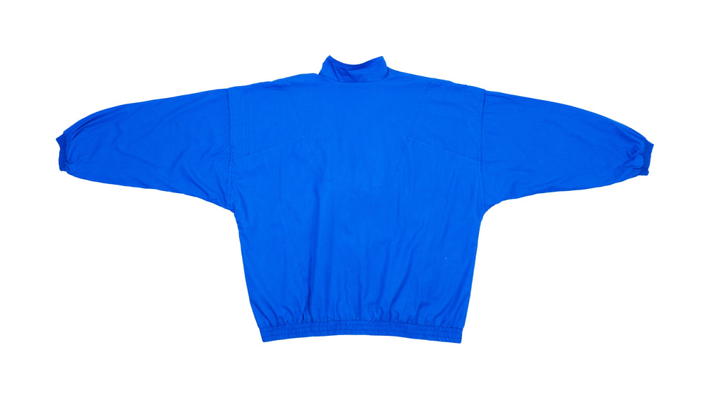 Adidas - Blue Bomber Jacket 1990s X-Large Vintage Retro