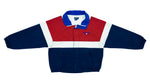 Nautica - Blue, Red and White Jacket Harrington Style 1990s X-Large Vintage Retro 