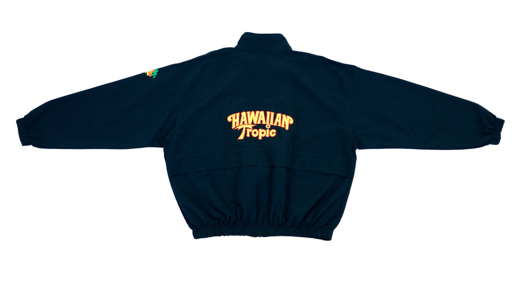 Vintage (Starbus) - Black Hawaiian Tropic Jacket 1990s X-Large Vintage Retro