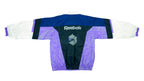 Reebok - Blue & Purple & White Spell-Out Windbreaker 1990s Large Vintage Retro 