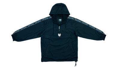 MLB - New York Yankees 1/4 Zip Hooded Jacket 1990s Medium