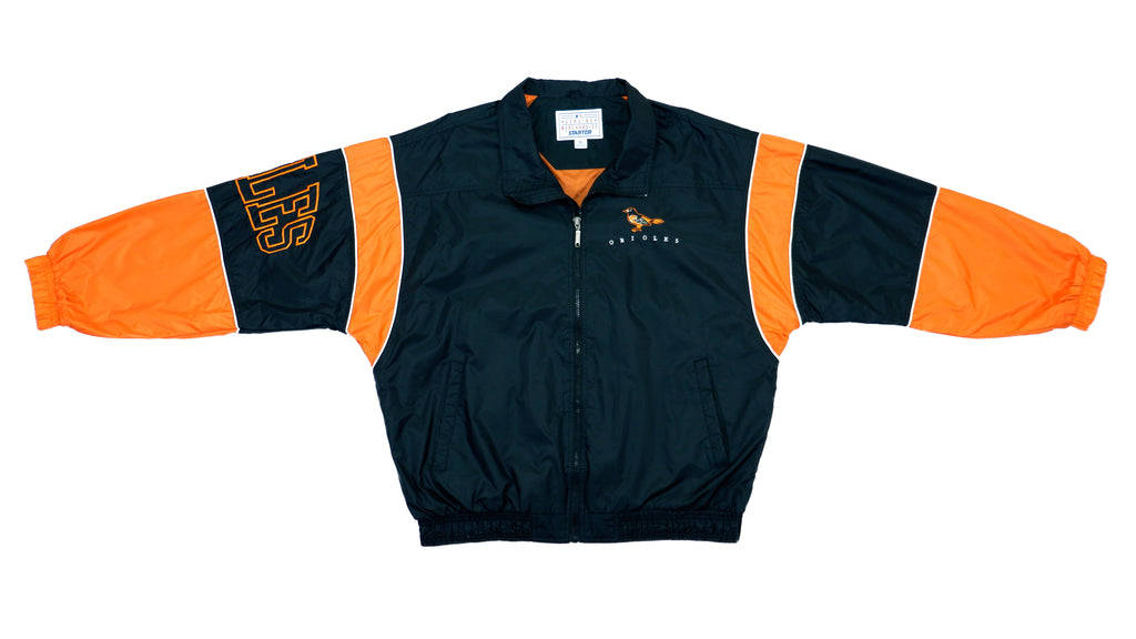 Starter - Baltimore Orioles Windbreaker 1990s X-Large Vintage Retro MLB Baseball