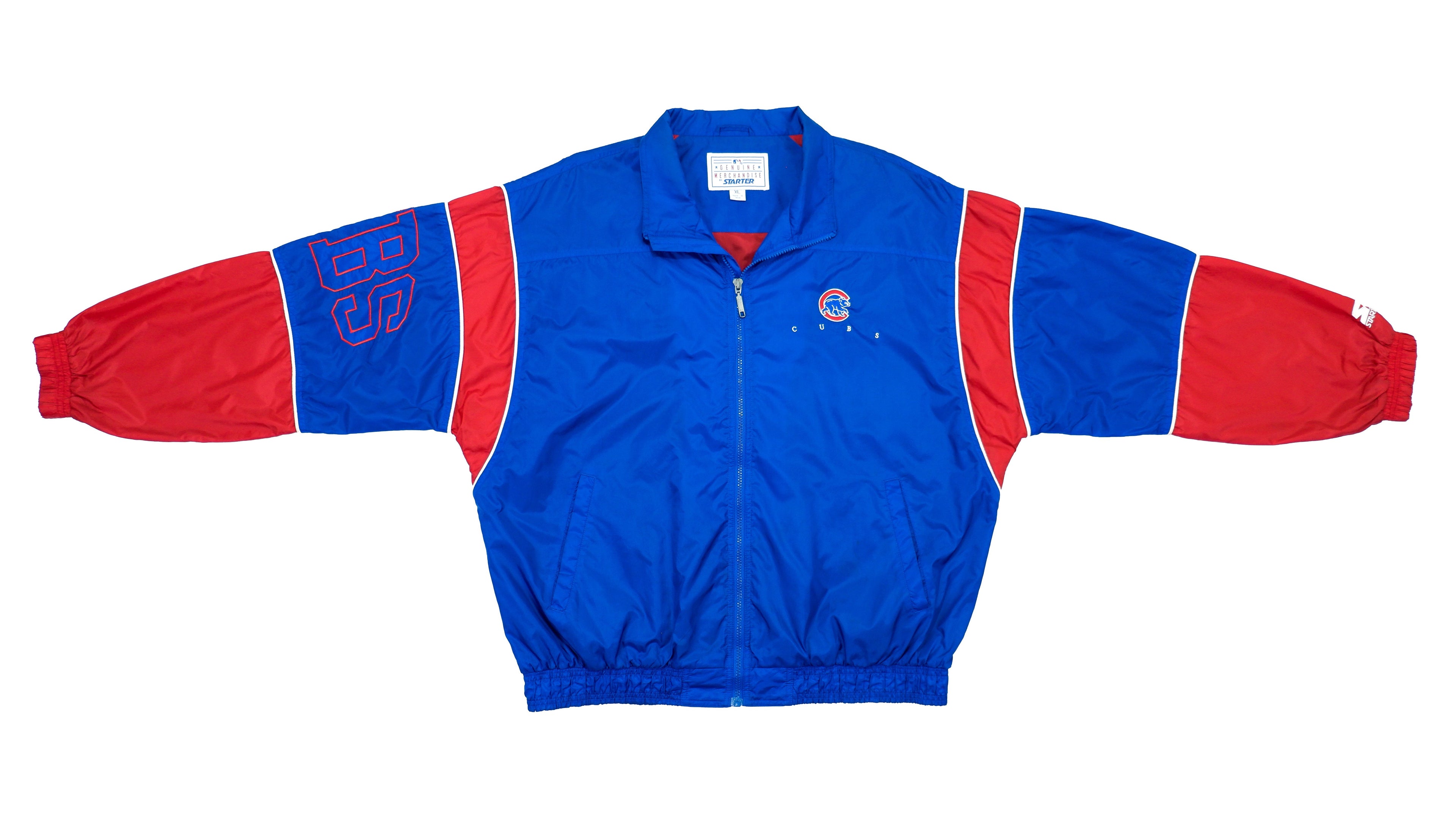 Starter - Chicago Cubs Windbreaker 1990s XX-Large Vintage Retro MLB Baseball