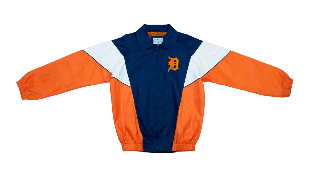MLB - Detroit Tigers Windbreaker 1990s Medium Vintage Retro Baseball 