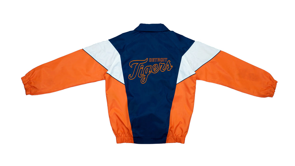 MLB - Detroit Tigers Windbreaker 1990s Medium Vintage Retro Baseball 