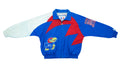 NCAA (Logo Athletic) - Kansas City Jayhawks Windbreaker 1990s X-Large Vintage Retro Basketball Football 