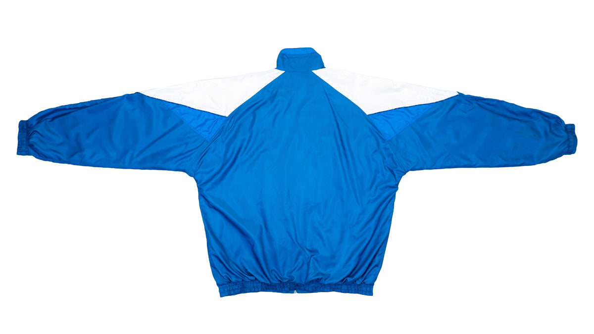 Umbro - Blue and White Windbreaker 1990s X-Large Vintage Retro 