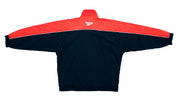 Reebok - Black & Red with White Track Jacket 1990s Large Vintage Retro