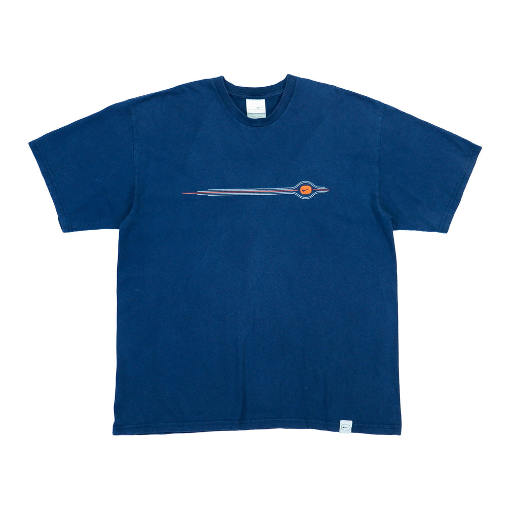 Nike - Blue T-Shirt 1990s Large Vintage Retro 