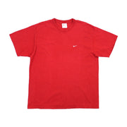 Nike - Red Classic T-Shirt 1990s Large Vintage Retro