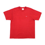 Nike - Red Classic T-Shirt 1990s Large