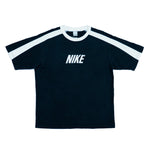 Nike - Black & White Spell-Out T-Shirt 1990s Large Vintage Retro 