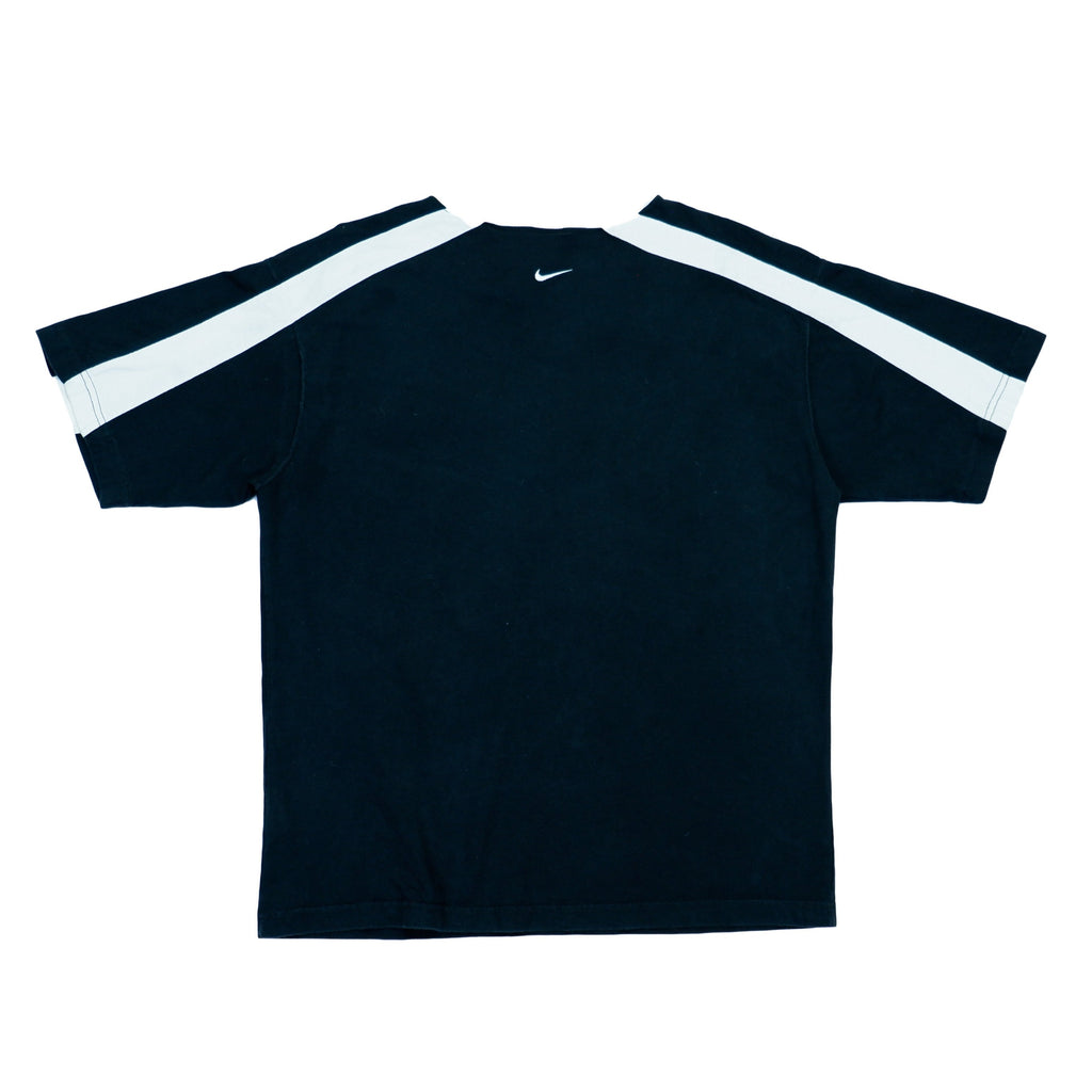Nike - Black & White Spell-Out T-Shirt 1990s Large Vintage Retro 