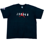 Jordan - Black Jumpman Basketball T-Shirt 1990s XX-Large Vintage Retro