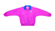Nike - Pink Grey Tag Windbreaker 1980s Medium Vintage Retro 