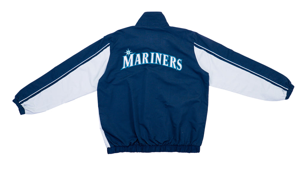 MLB - Seattle Mariners Windbreaker 1990s Large Vintage Retro 