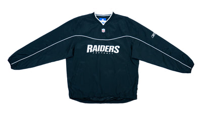 Reebok - Oakland Raiders Pullover 1990s Large
