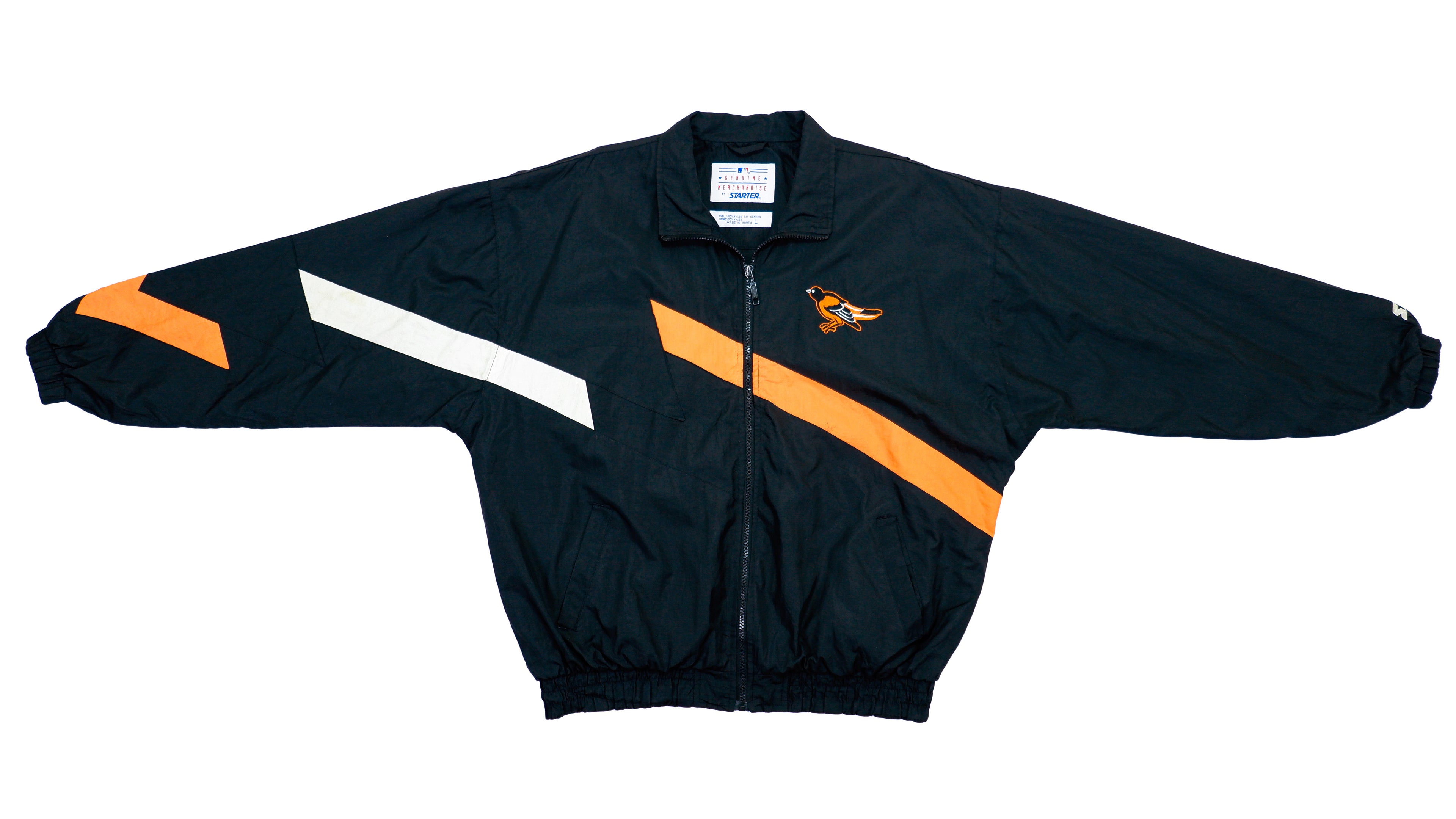 Starter - Baltimore Orioles Windbreaker 1990s X-Large Vintage Retro