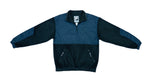 FILA - Black 1/4 Zip Fleece Pullover Jacket 1990s Medium