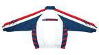 Nike - Red, Blue and White Colorblock International Windbreaker 1990s X-Large Vintage Retro